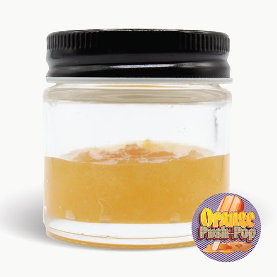 Gas Station Cultivation - Orange Push Pop Cured Resin Sugar & Sauce 14g Baller Jar - 1