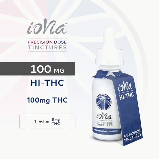 ioVia - ioVia™ Precision Dose Tincture HI-THC (100mg) - 1