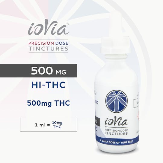 ioVia - ioVia™ Precision Dose Tincture HI-THC (500mg) - 1