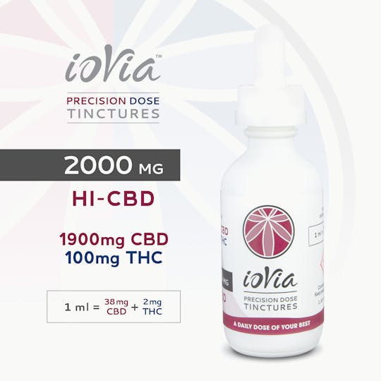 ioVia - ioVia™ Precision Dose Tincture HI-CBD (2000mg / 19:1) - 1