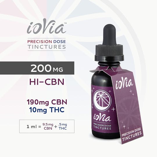 ioVia - ioVia™ Precision Dose Tincture HI-CBN (200mg / 19:1) - 1