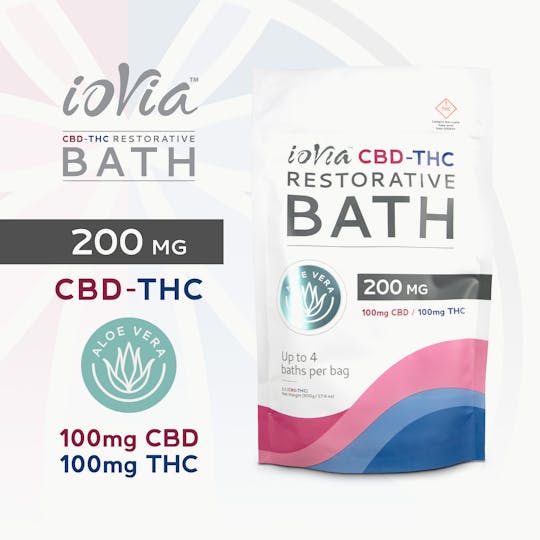 ioVia - ioVia™ Restorative Bath Aloe Vera CBD-THC (200mg / 1:1) - 1