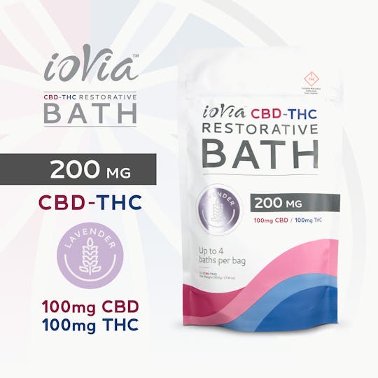 ioVia - ioVia™ Restorative Bath Lavender CBD-THC (200mg / 1:1) - 1