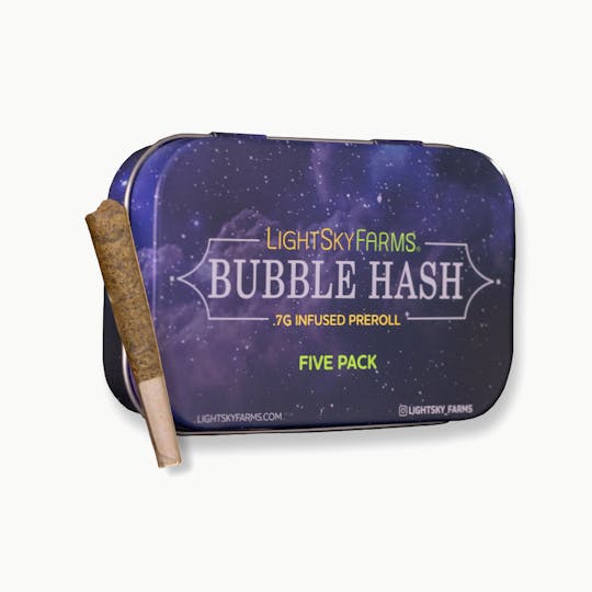 LightSky Farms - Key Lime Colada Bubble Hash Infused Preroll 0.7g 5 Pack - 1