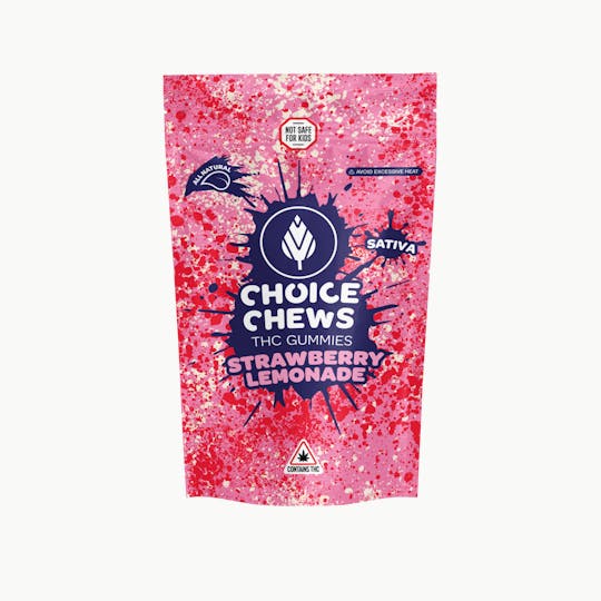 Choice Chews - Choice Chews- Strawberry Lemonade (Sativa) 100mg - 1