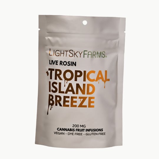 LightSky Farms - Tropical Island Breeze - Live Rosin Gummies - 200mg - 1