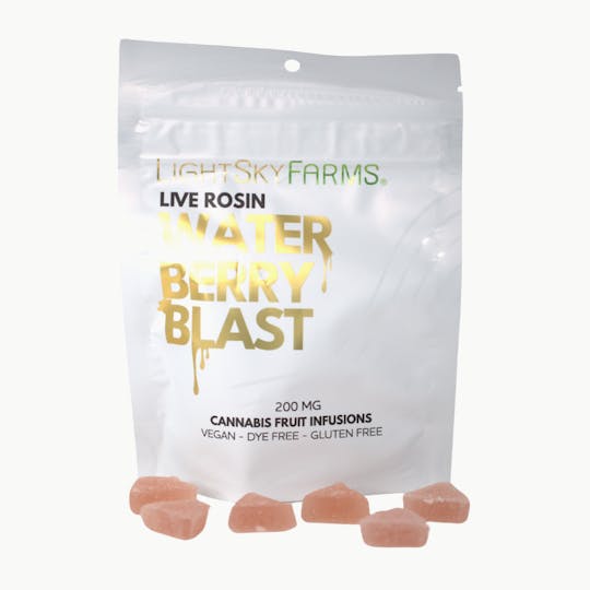 LightSky Farms - Water Berry Burst - Live Rosin Gummies - 200mg - 1