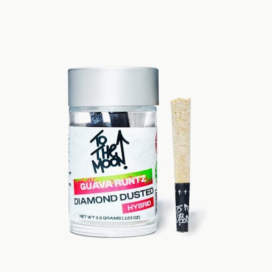 To The Moon - Guava Runtz - Diamond Dusted Prerolls 5pk - 3.5g - Hybrid - 1