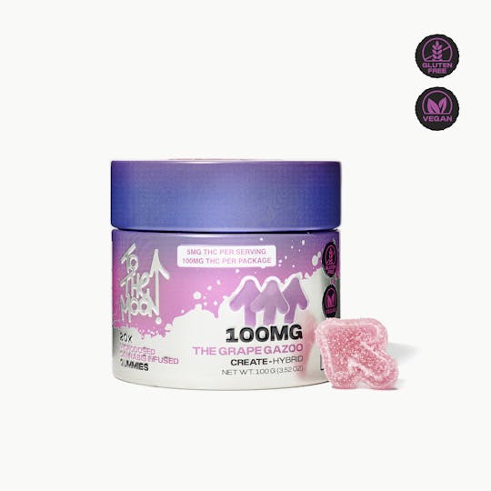 To The Moon - The Grape Gazoo - Edibles - 100mg - Hybrid - 1