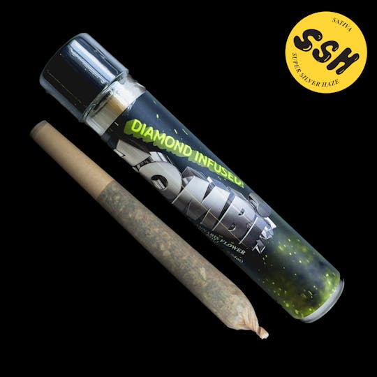 ZombiXYZ - Super Silver Haze | 1g Diamond Infused Pre-roll - 1