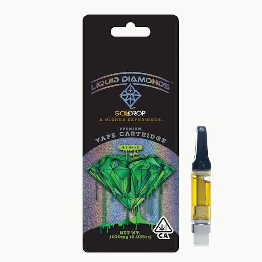 GoldDrop - Banana Kush - Liquid Diamonds® Cartridge - 1 Gram - 1