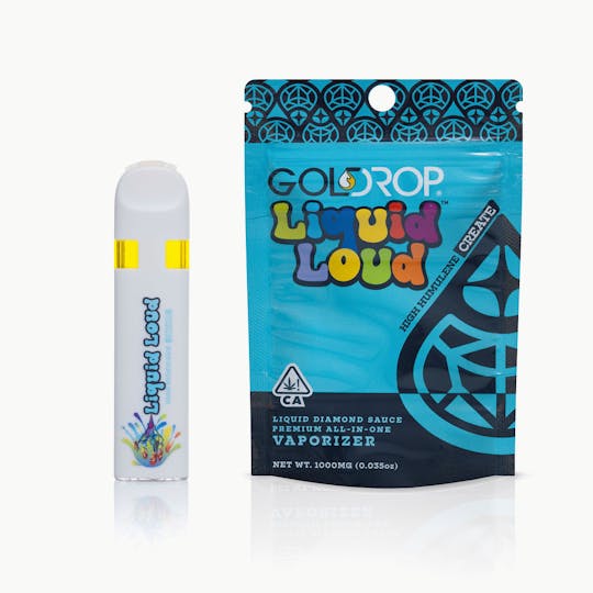 GoldDrop - THC Bomb - Liquid Loud Diamond Sauce - All-In-One - 1 Gram - 1