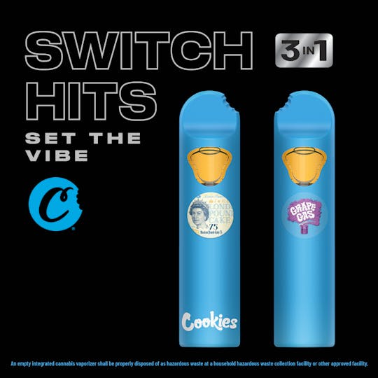 Cookies - Cookies - 3in1 1G Dual Chamber Vape Pen - London Pound Cake x Grape Gas - 1