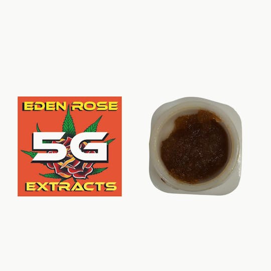 Eden Rose Processing - Eden Rose Extracts Live Resin Baller Jar 5g - G.M.O (Indica) - 1