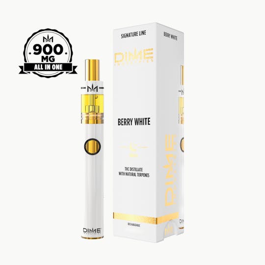 Dime Industries - Berry White 900mg All in One Device - 1