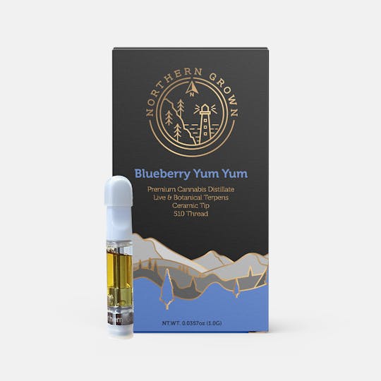 Northern Grown - Northern Grown 1g Vape Cartridge - Blueberry Yum Yum - 1