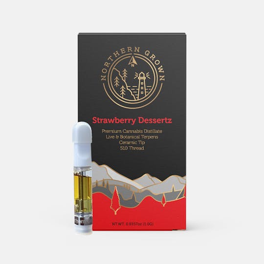 Northern Grown - Northern Grown 1g Vape Cartridge - Strawberry Dessertz - 1