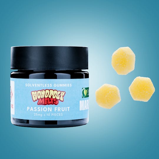 Monopoly Melts - 250mg - Passion Fruit Solventless Gummies - 1