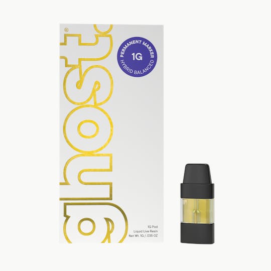ghost. - 1g Permanent Marker Live Resin Pod - 1