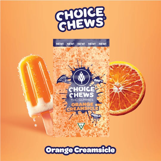 Choice Chews - Choice Chews - Orange Creamsicle (Sativa) - 200mg - 1
