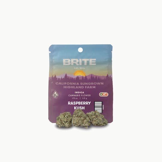 Brite Labs - BRITE Highland OCal Flower (3.5g) - I - Raspberry Kush - 1