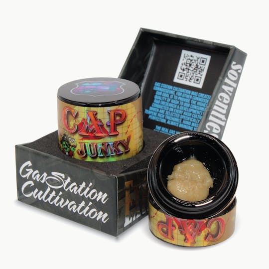 Gas Station Cultivation - Cap Junky Live Hash Rosin 1g - Cold Cured - Tier 1 - 1