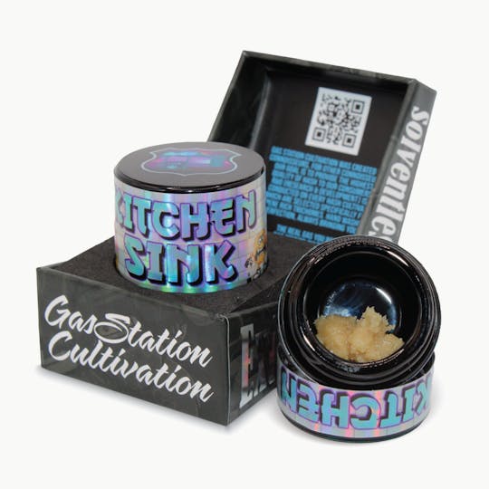 Gas Station Cultivation - Kitchen Sink Live Hash Rosin 1g - Cold Cured - Tier 2 - 1