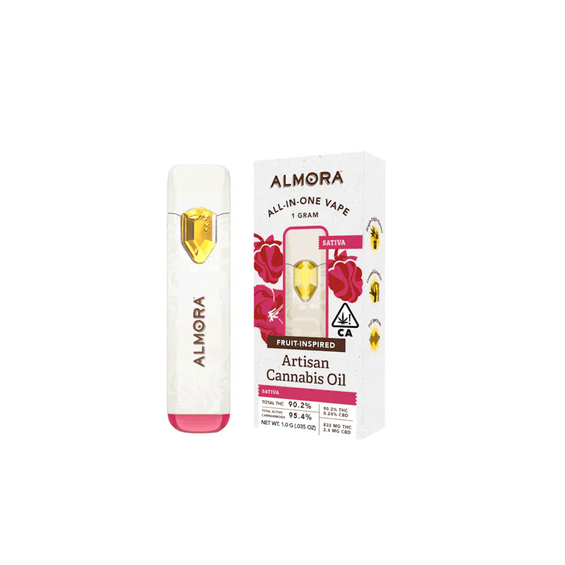 Almora Raspberry Haze Fruit-Inspired All-In-One - 1g disposable