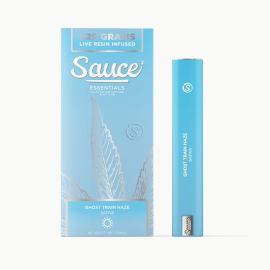 Sauce. - Sauce Essentials - Ghost Train Haze - 1.25G Live Resin AIO (CA, AZ, OR) - 1