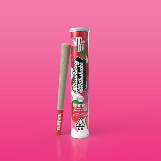 Traditional - Traditional - Strawberry Milkshake Pre-Roll 1G - 1