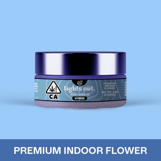 Lights Out - Dizzy Giggles (Hybrid) Flower 3.5g - 1