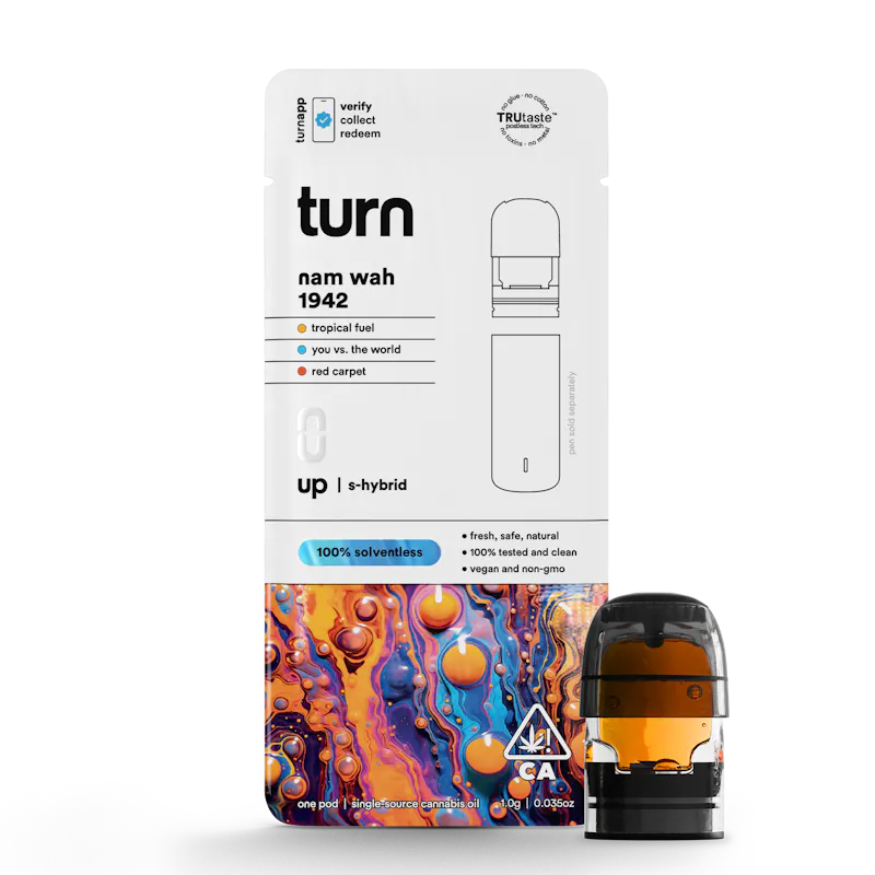 turn Nam Wah 1942 Live Rosin Pod 0.5g pod