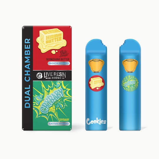Cookies - Cookies - 1G Live Resin 3in1 Dual Chamber - BernieHana Butter / Crybaby - 1