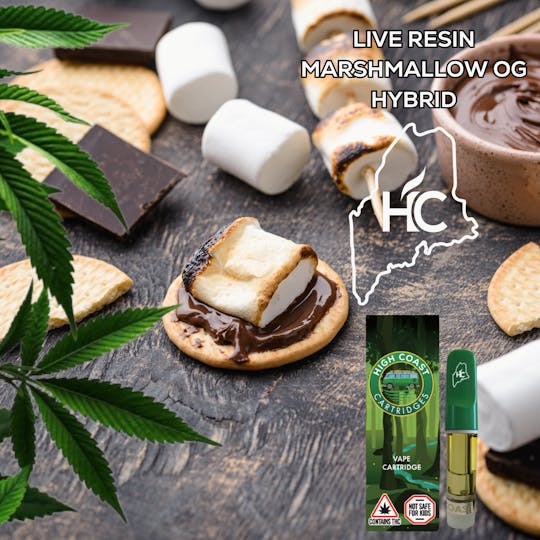 High Coast - High Coast 1G Live Resin Cartridge (MARSHMALLOW OG) - 1