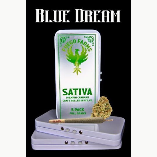 Fuego Farms - Fuego Farms 5g Pre-Roll 5-pack - Blue Dream - 1