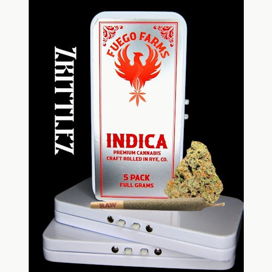 Fuego Farms - Fuego Farms 5g Pre-Roll 5-pack - Zkittles - 1