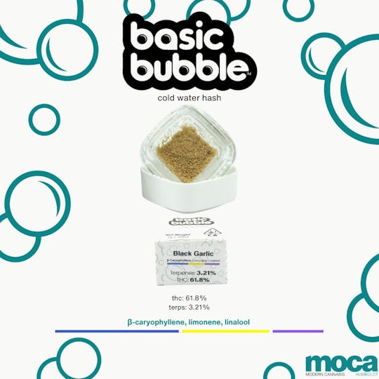 MOCA Humboldt - Basic Bubble - 1g Teal Label - Black Garlic - 1