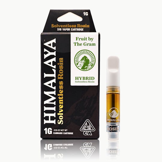 HIMALAYA - Fruit by the Gram (Solventless Rosin) Cartridge - 1G - 1