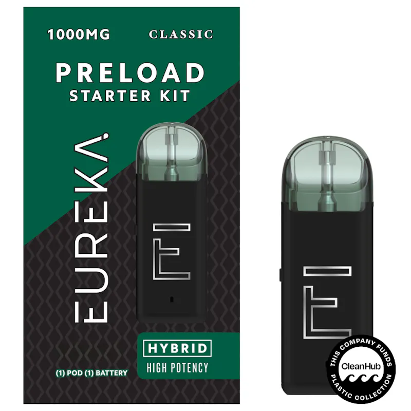 Eureka Preload Starter Kit - 1G Classic - Mimosa disposable