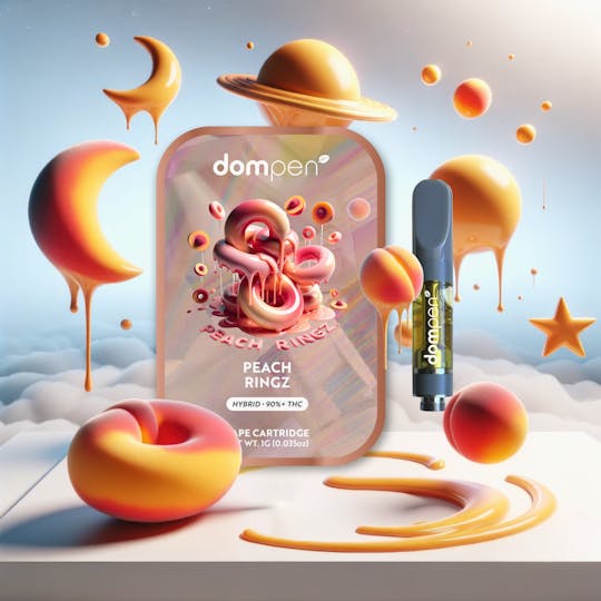 dompen™ & Koa - dompen™ Peach Ringz (Hybrid) - 1G Cartridge - 1