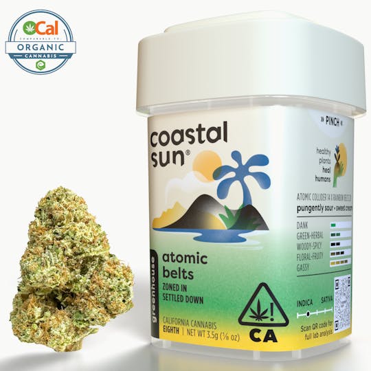 Coastal Sun - Atomic Belts Greenhouse Flower 3.5g - 1