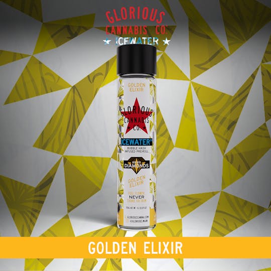 Glorious Cannabis Company - Golden Elixir | Bubble Hash with Diamonds | Glorious Cannabis Co. - 1
