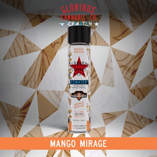 Glorious Cannabis Company - Mango Mirage | Bubble Hash with Diamonds | Glorious Cannabis Co. - 1