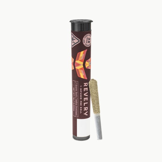 Revelry Herb Co - Mai Tai OG - Indica - Infused Pre Roll Single (0.7g) - 1