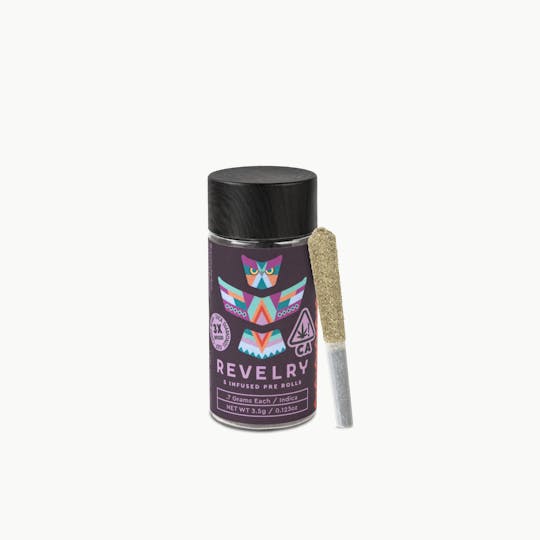 Revelry Herb Co - Mint Sorbet - Indica - Infused Pre Roll 5pk (3.5g) - 1