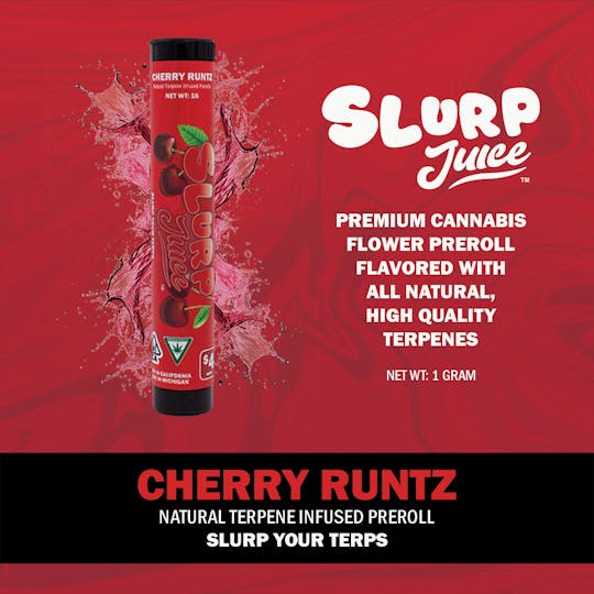 Nura - Slurp Juice | Cherry Runtz | 1G Terp Infused - 1