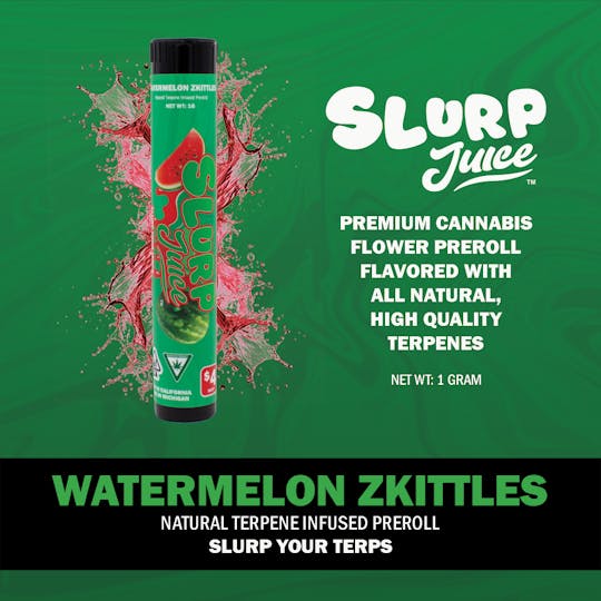 Nura - Slurp Juice | Watermelon Zkittles | 1G Terp Infused - 1