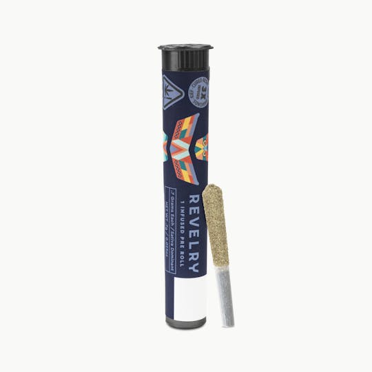 Revelry Herb Co - Blackberry Lemonade - Sativa - Infused Pre Roll Single (0.7g) - 1