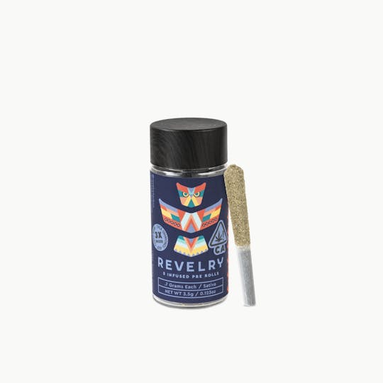 Revelry Herb Co - Blackberry Lemonade - Sativa - Infused Pre Roll 5pk (3.5g) - 1