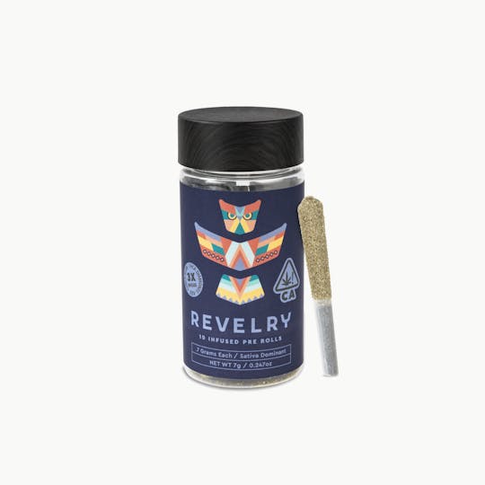 Revelry Herb Co - Blackberry Lemonade - Sativa - Infused Pre Roll 10pk (7g) - 1